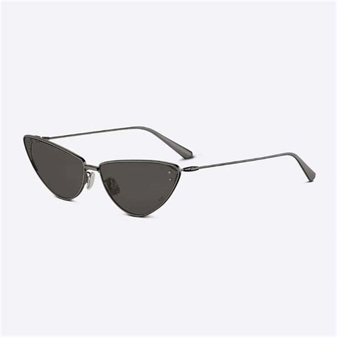 MissDior B1U Gray Butterfly Sunglasses .